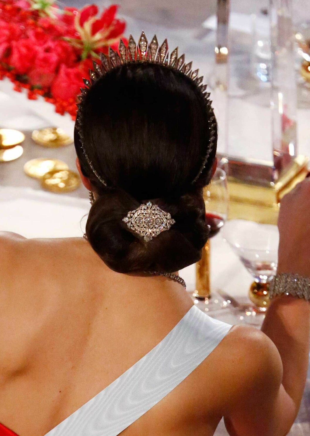 Kronprinsessan Victoria vid Nobelfesten 2014. Kronprinsessan Victoria Nobel