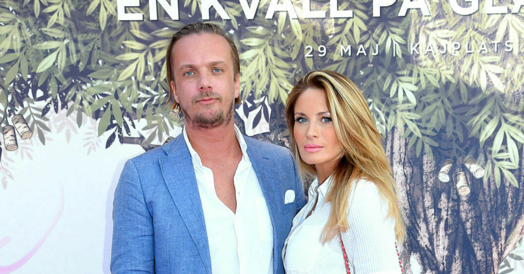 Vilket vackert par! Viktor Philipson och Carolina Gynning