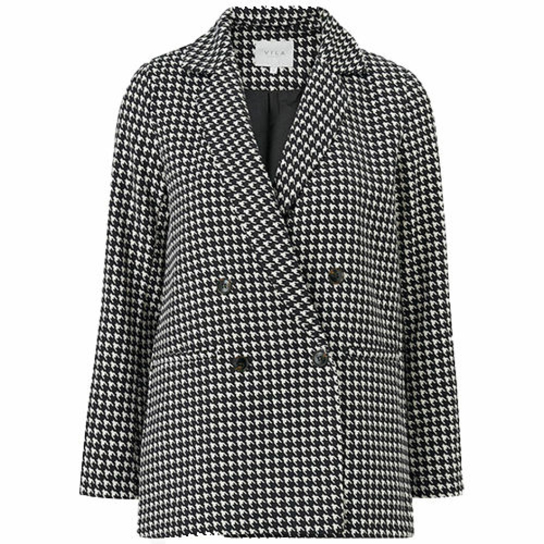 Blazer i rutigt mönster