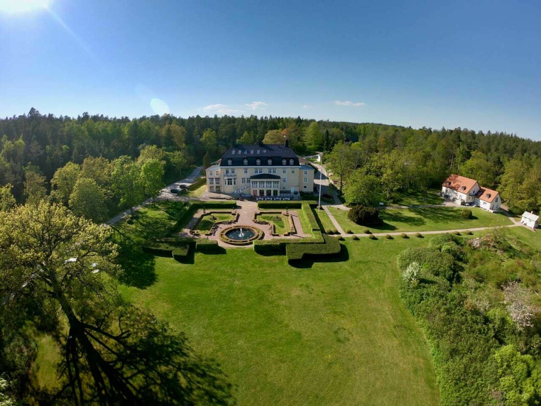 Hotell Villa Fridhem utanför Norrköping.