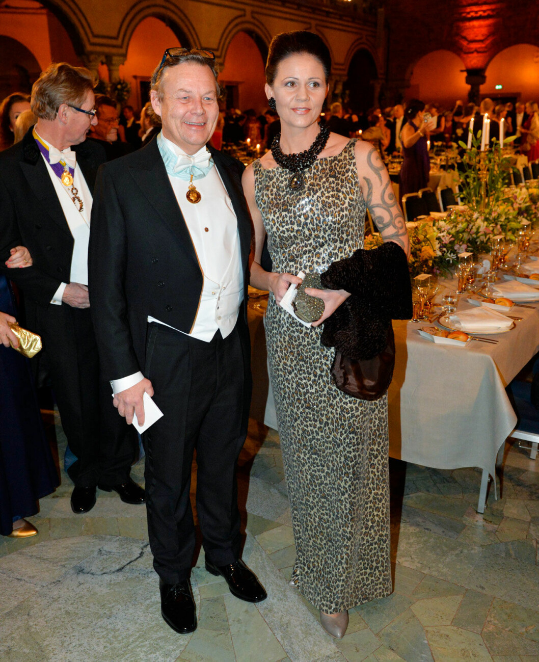 Peter Wallenberg och Klara Sydhoff Haugen under Nobelfesten. Peter Wallenberg och Klara Sydhoff Haugen.