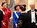 Kungen och drottningen vid 2019 års Nobelmiddag på slottet.
