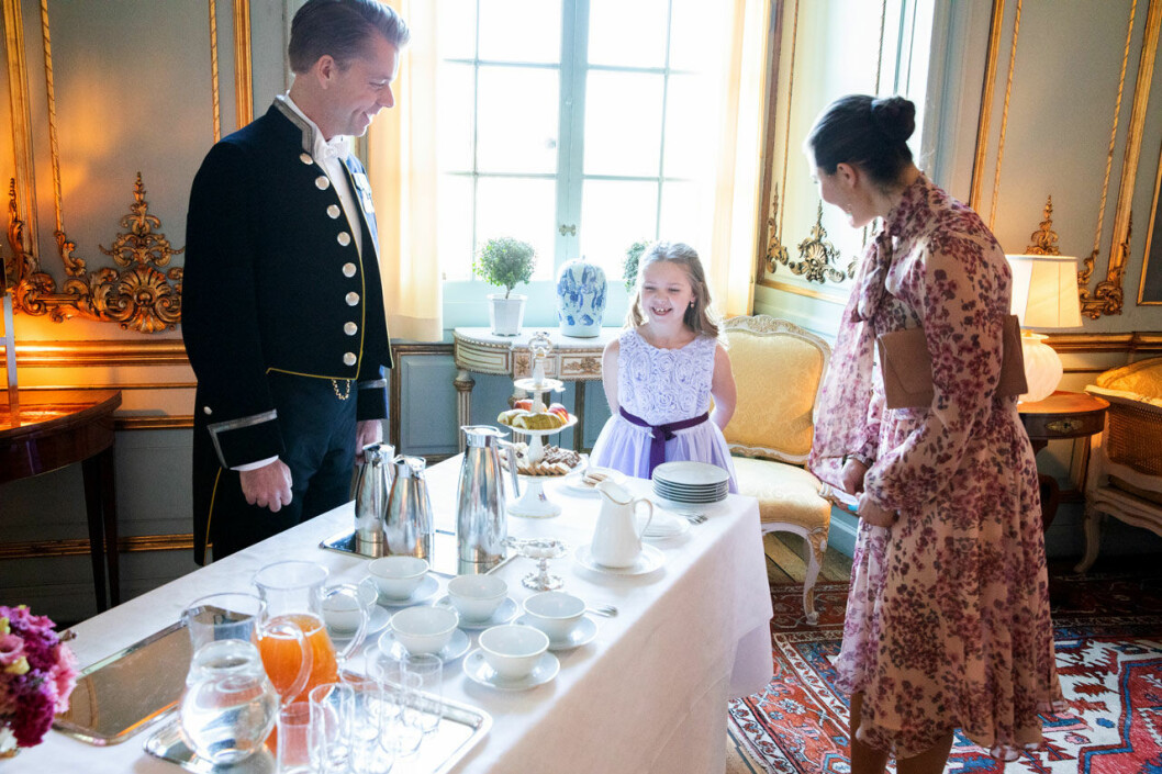 Systrarna Emilia och Maja fick träffa Victoria. En av alla Stora Dagar som Stiftelsen Min Stora Dag ordnar varje år.