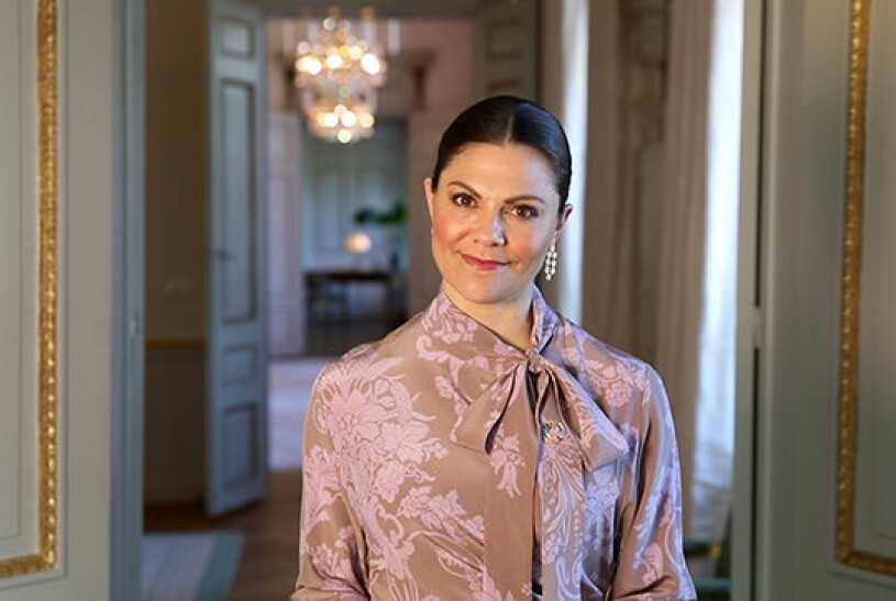 Kronprinsessan Victoria höll ett digitalt invigningstal.