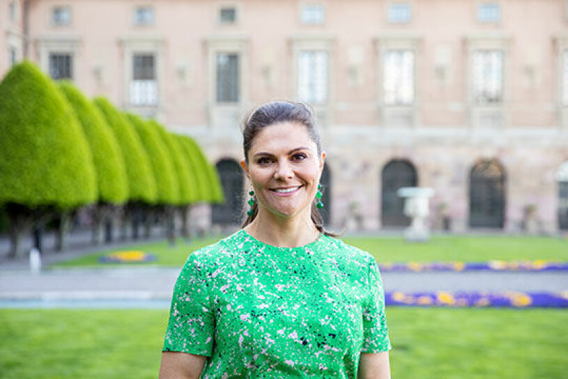 Kronprinsessan Victoria höll ett digitalt tal till staden.