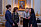 Kronprinsessan Victoria och drottning Silvia med Dominikanska republikens ambassadör Lourdes Victoria-Kruse