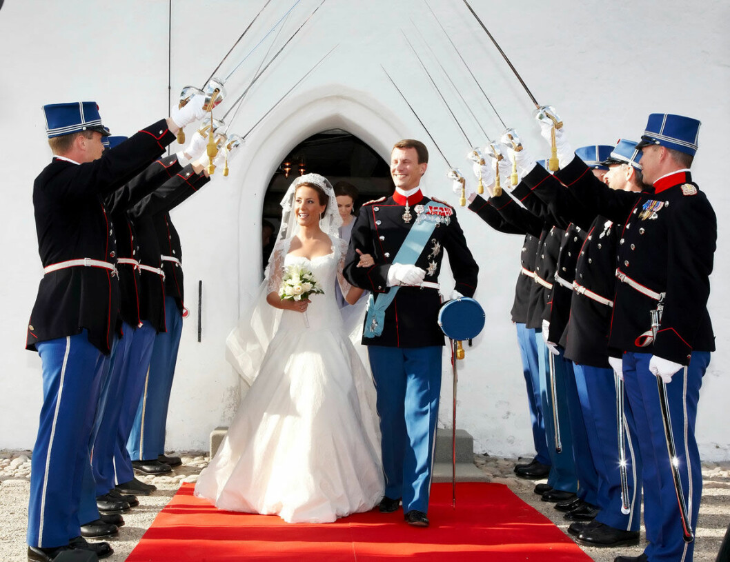 Prinsessan Marie och prins Joachim. Prinsessan Marie och prins Joachims bröllop 2008.