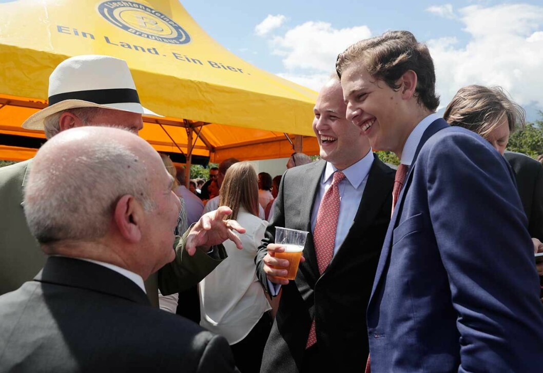 Prins Joseph Wenzel och prins Nikolaus av Liechtenstein Prinsarna av Liechtenstein