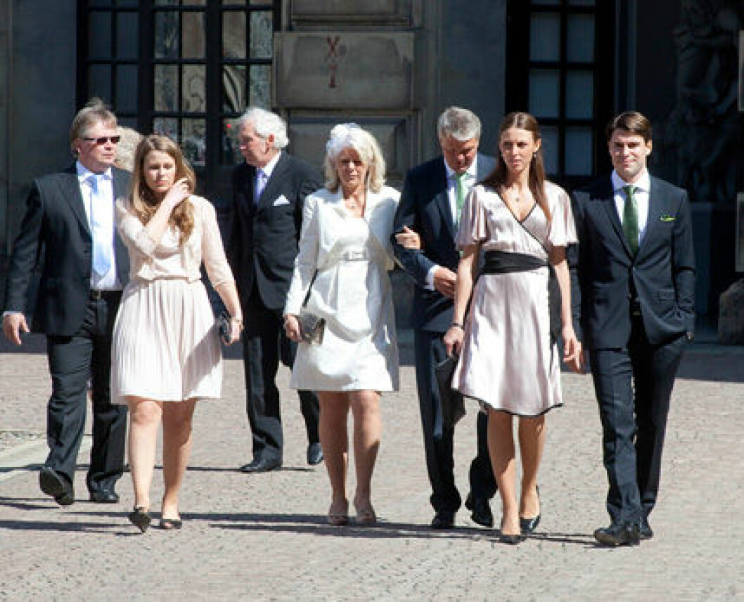 Olles yngste bror Nils Westling med sin fru Ann-Catrin och två av sina barn. Längst till höger: deras son (och Daniels kusin) Andreas Westling med sin flickvän Amanda Tegnér. westling_