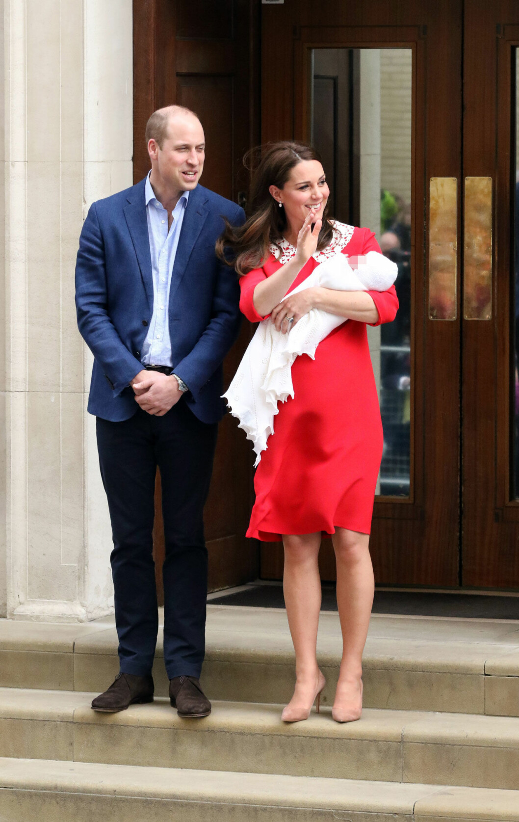 Prins William och Kate födde sin minsting prins Louis här i våras – nu var det syster Pippas tur. Prins William och Kate födde sin minsting prins Louis här i våras - nu var det syster Pippas tur.