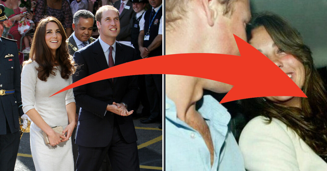 Bilderna på prins William och Kate sprids - får folk att häpna