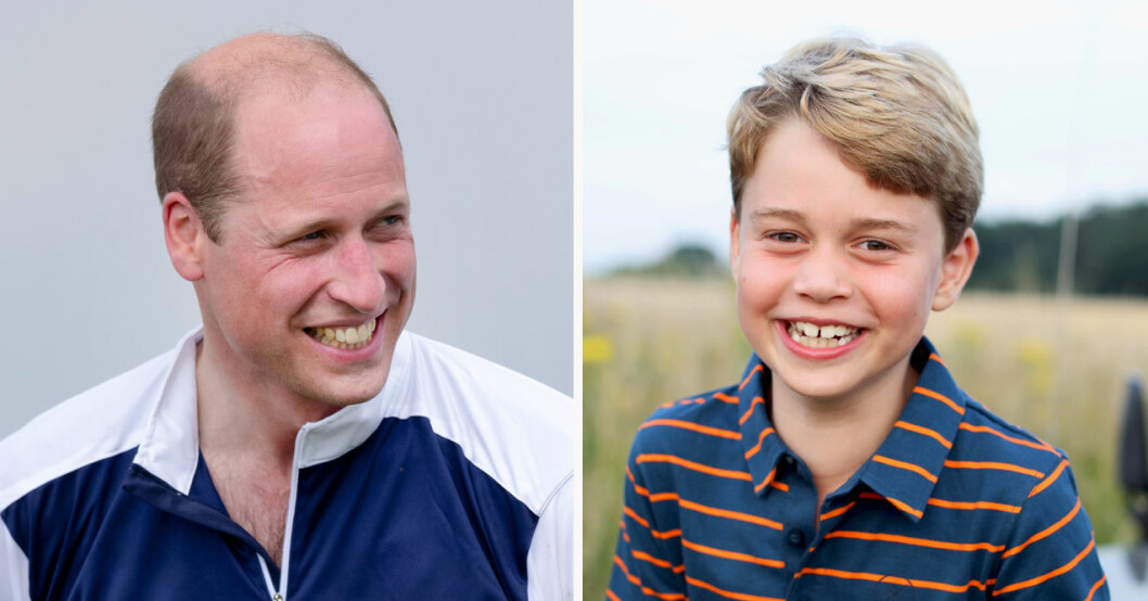 Prins William och prins George – lika som bär! Prins William och prins George