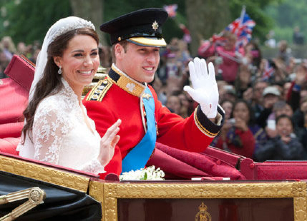 Kate Middleton sa ja till prins William