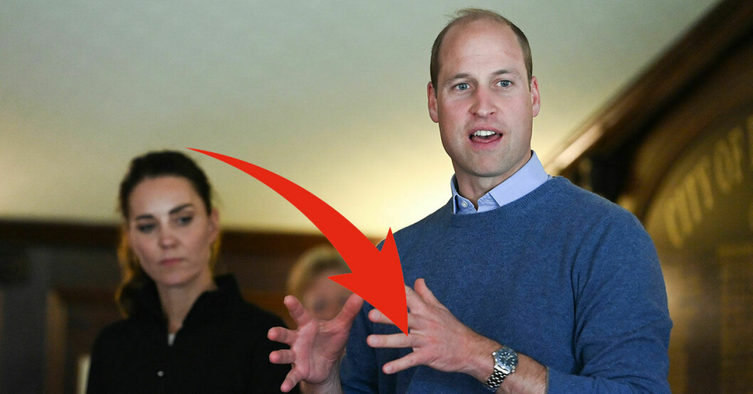 Prins William, utan någon ring...