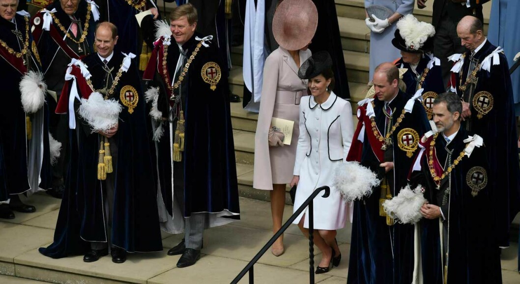prins Edward prins William, kung Willem-Alexander, kung Felipe
