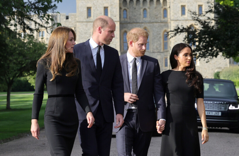 "The fab four"- tillsammans igen. Prinsessan Kate, prins WIlliam, prins Harry och Meghan Markle