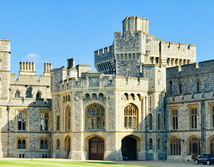 Drottning Elizabeths privata våning på Windsor Castle