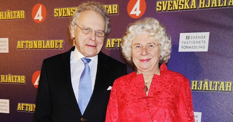 Herman Lindqvist var gift med exhustrun Birgitta i 36 år. Foto: IBL Herman Lindqvist och Birgitta Lindqvist
