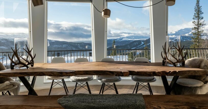 Foto: Bjursfors/Andreas Ljungqvist Inifrån Zlatan Ibrahimovics och Helena Segers hus i Åre