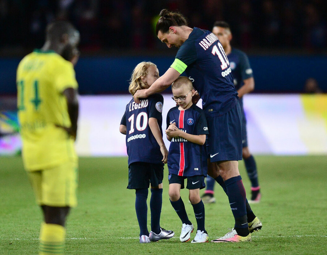 Zlatan och sönerna år 2016. zlatan barn