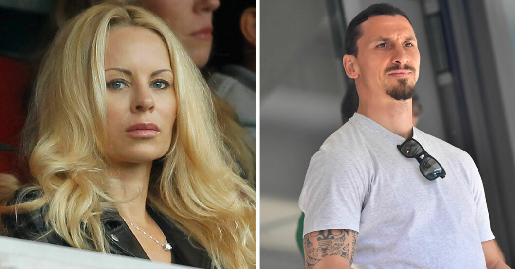 Det skiljer hela 30 centimeter mellan Helena Seger och Zlatan Ibrahimovic i längd.