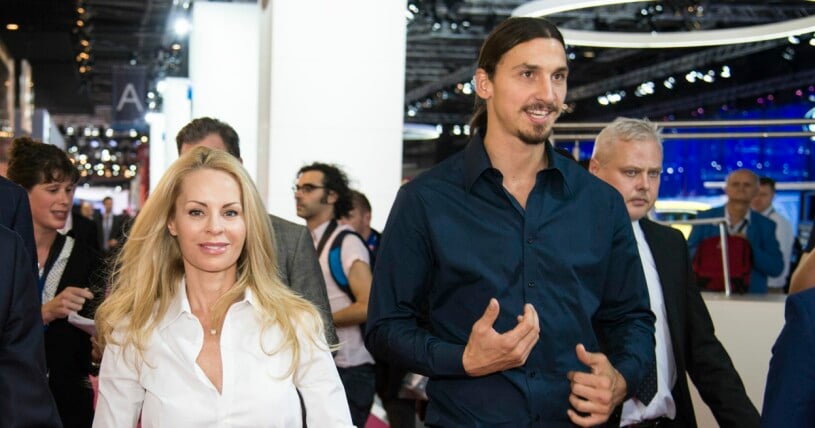Helena Seger och Zlatan Ibrahimović Helena Seger och Zlatan Ibrahimovic
