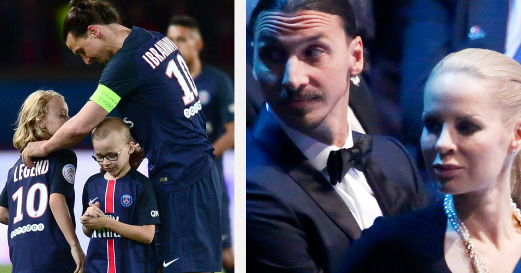Zlatan är en väldigt uppmärksam familjefar för sönerna Maximilian och Vincent. Zlatan Ibrahimovic och Maximilian och Vincent